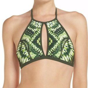 Robin Piccone Marley Keyhole High Neck Bikini Top